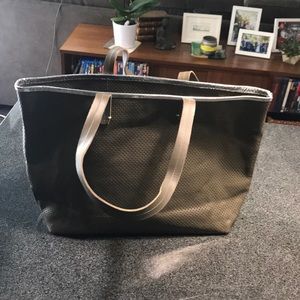 Clare V leather tote.
